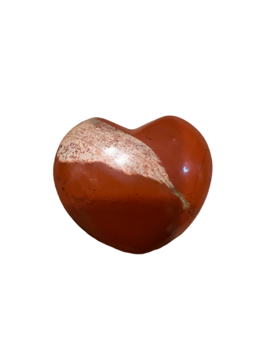 Bracciated Jasper 45mm Heart Shaped Crystal