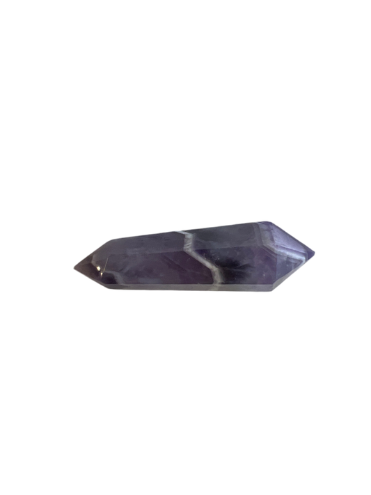 Natural Chevron Dream Amethyst Crystal