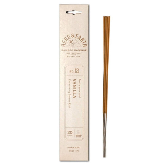 Herb & Earth Vanilla Bamboo Incense Sticks