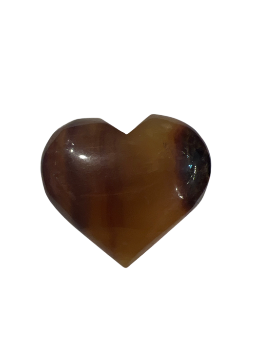 Fluorite Heart Shaped Crystal