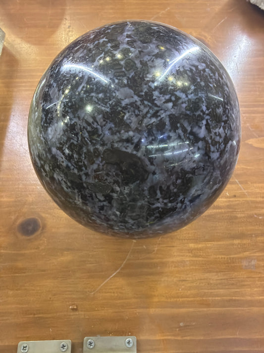 Indigo Gabbro Mystic Merlinite Sphere