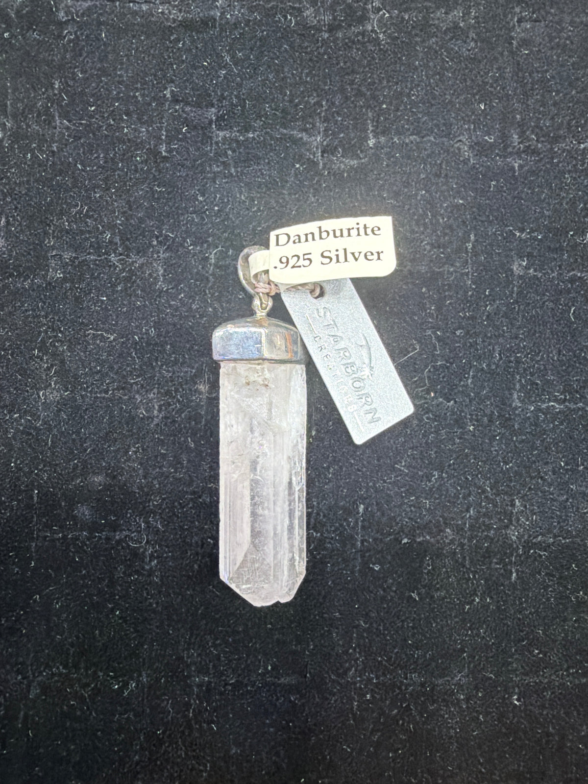 Danburite .925 Silver Pendant