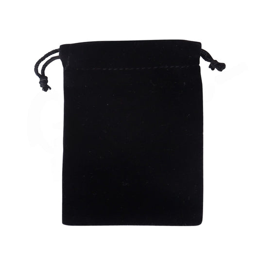 3" x 4" Black Velvet Pouch Bag