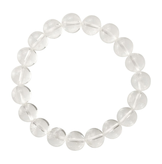 Clear Quartz 10mm Beaded Bracelets