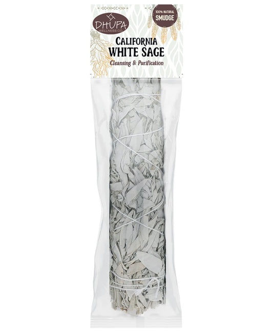 California White Sage 9" Smudge Stick Pack Of 1