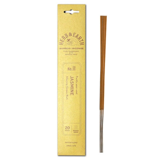 Herb & Earth Jasmine Bamboo Incense Sticks