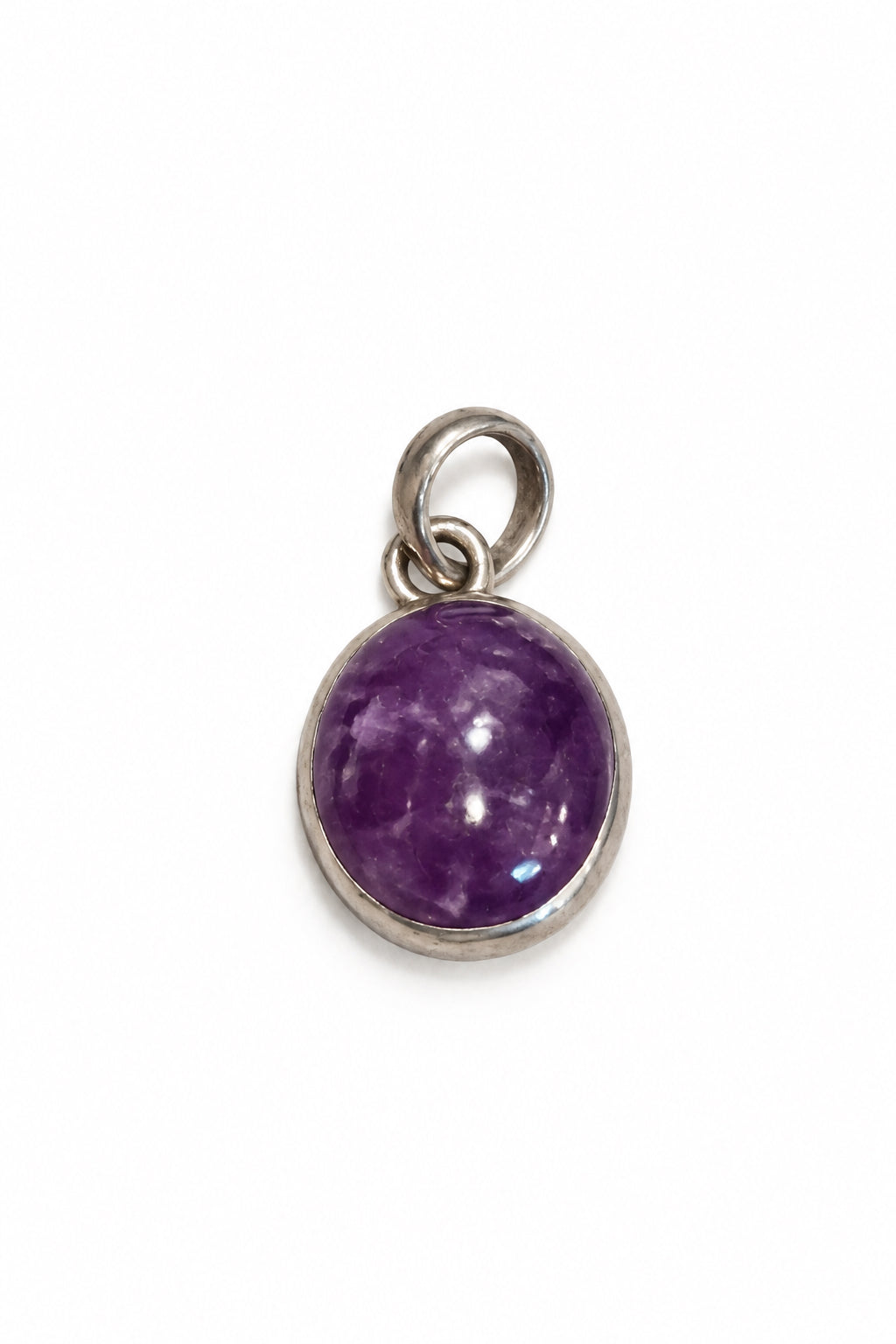 Ruby Sterling Silver Pendant
