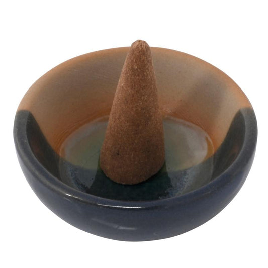 CERAMIC CONE BURNER & TRINKET BOWL 1.75"