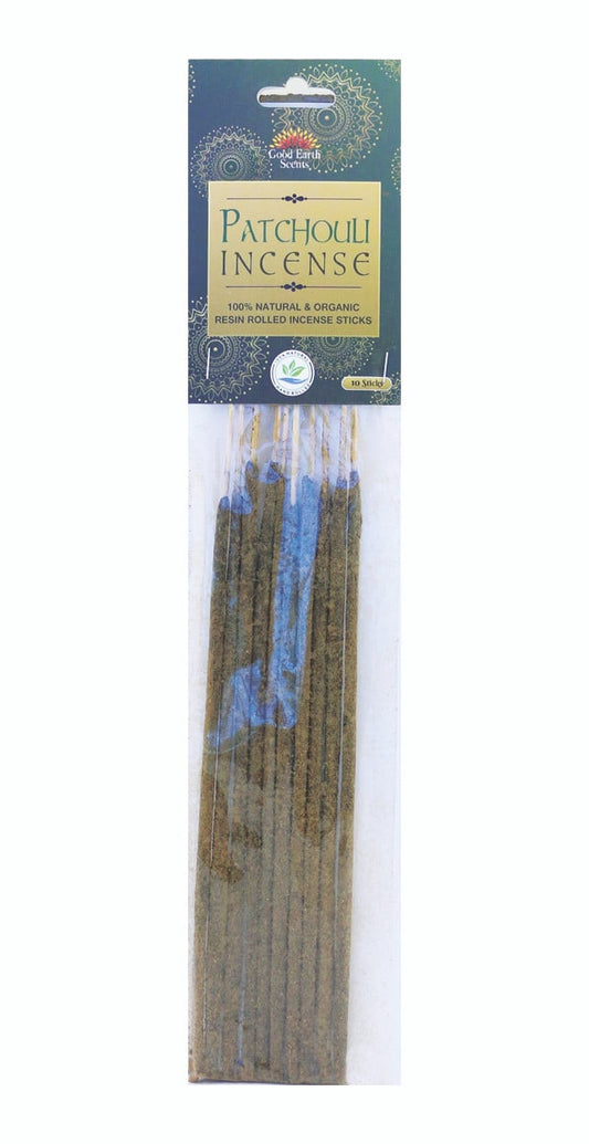 Patchouli Organic Resin Rolled Incense Sticks (10)