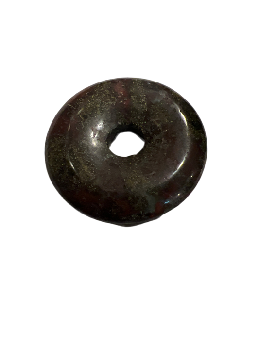 Dragon Blood Jasper Crystal Donut Shaped 30mm