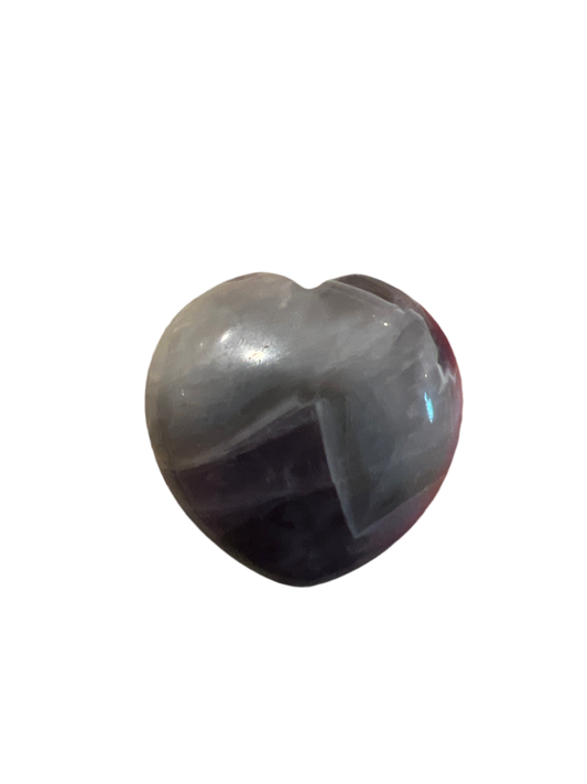 Amethyst 40mm Crystal - Heart Shaped