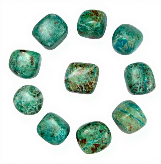 Chrysocolla Tumbled 15-30MM - Peru