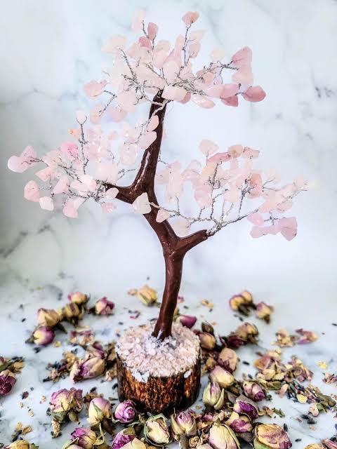 100 Stones Crystal Gem Tree  6"- India