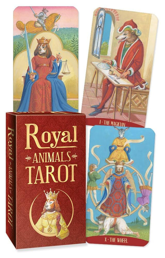 Royal Animals Tarot by Severino Baraldi – majestic animal-themed tarot deck featuring regal imagery and symbolic storytelling.
