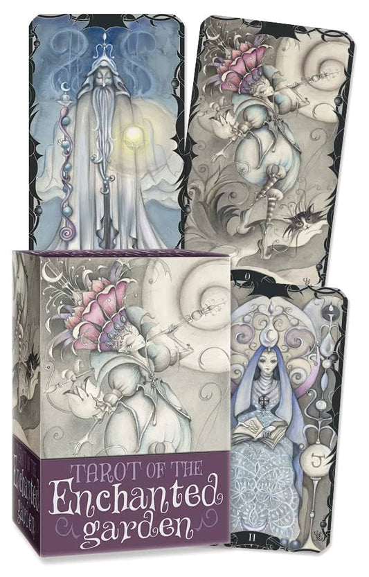 Tarot of the Enchanted Garden by Pala Rossana – whimsical and lush garden‑themed tarot deck filled with floral symbolism and natural beauty.
