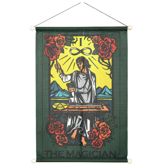 THE MAGICIAN TAROT BANNER 12"X18"