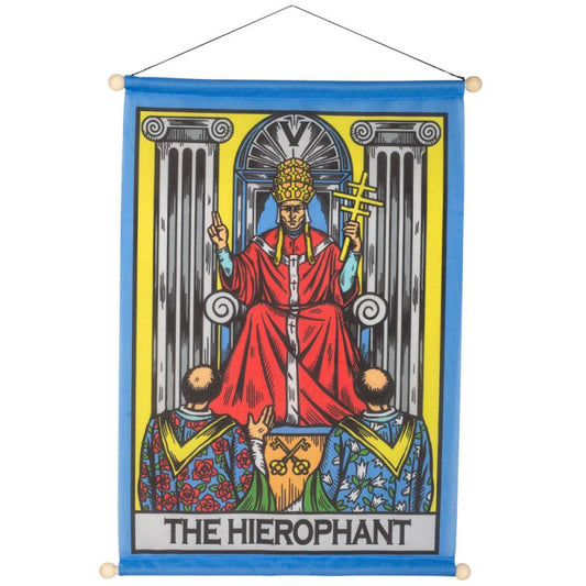 Heirophant Tarot Banner 12x18"