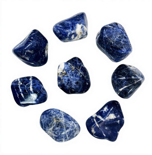 Sodalite Pebble Jumbo Tumbled 40-70MM - Brazil