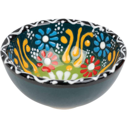 CERAMIC BOWL 3" ASSORTED COLORS