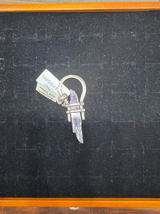 Kunzite .925 Sterling Silver Pendant
