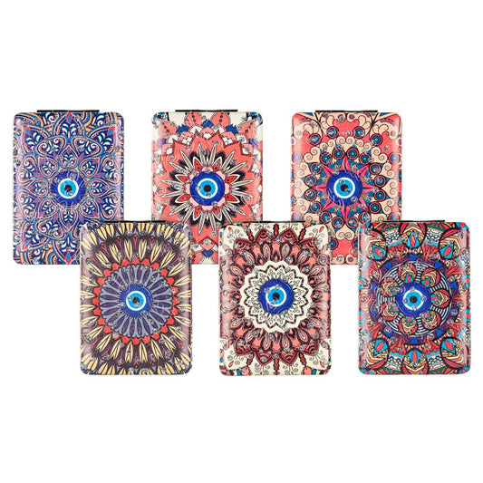 Compact Evil Eye Mirror - Assorted Colors