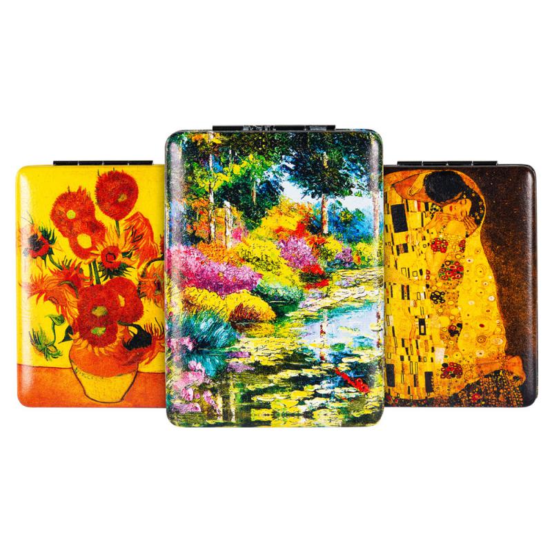 MODERN ART COMPACT MIRROR Assorted COLORS