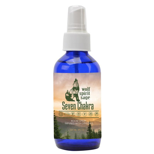 7 Chakra Spray Infused With Chakra Stones 4oz