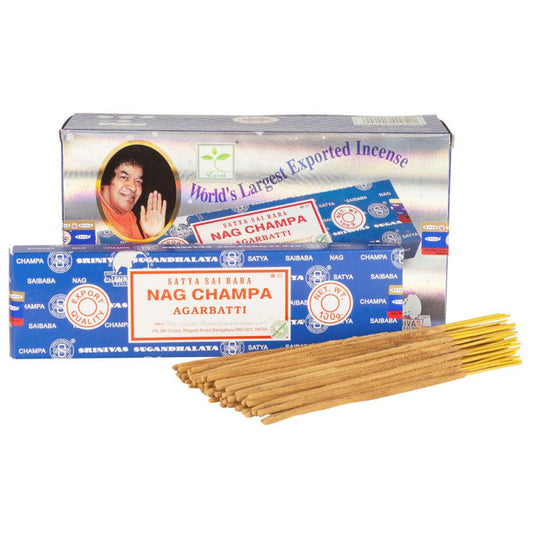 Satya Nag Champa Hand Rolled Incense Sticks (100g)