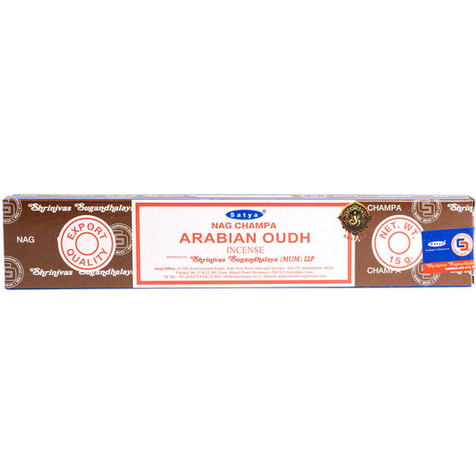 Satya Hand Rolled Arabian Oudh Incense Sticks