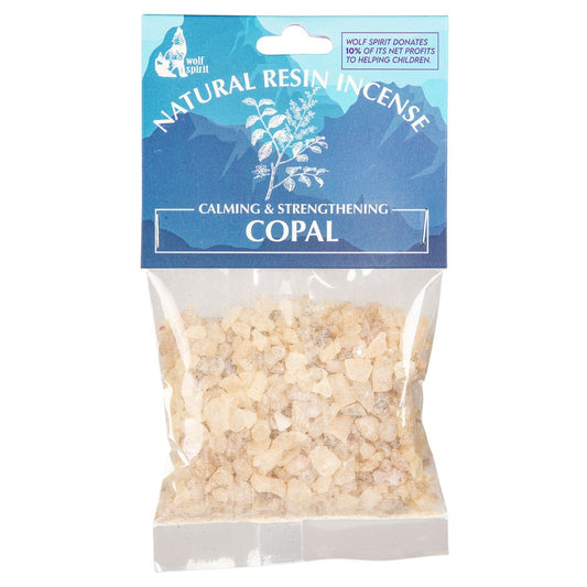 Copal Natural Resin Incense 30 Grams - Wolf Spirit