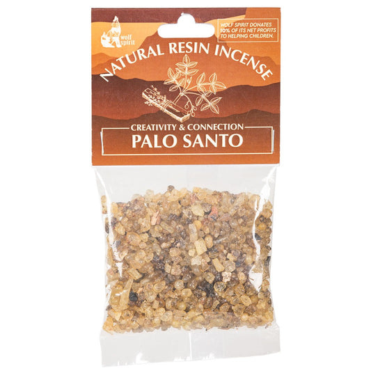 Palo Santo Natural Resin Incense 30 Grams - Wolf Spirit