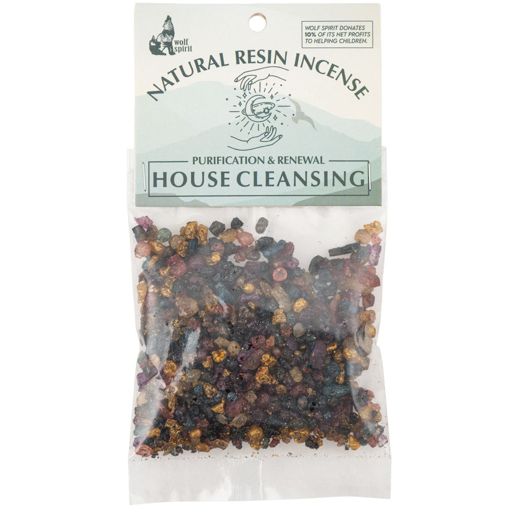 House Cleansing Natural Resin Incense 30 Grams - Wolf Spirit