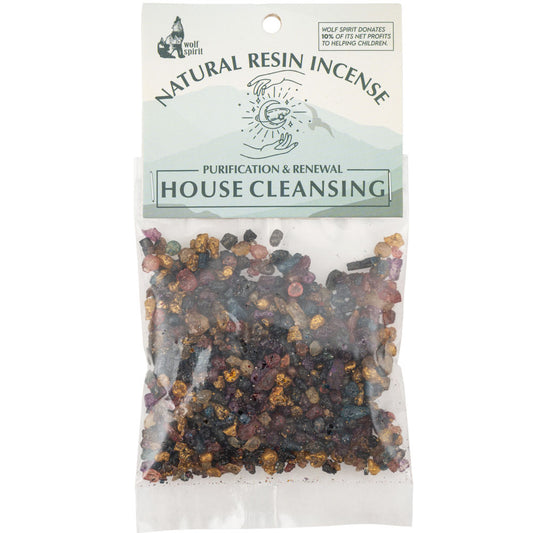 House Cleansing Natural Resin Incense 30 Grams - Wolf Spirit