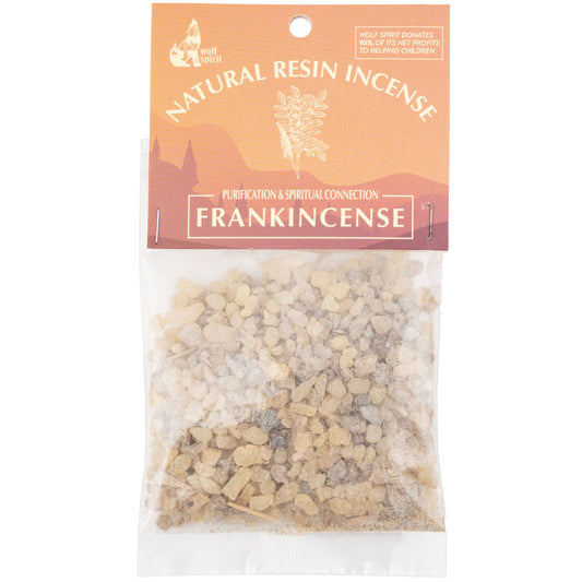 Frankincense Natural Resin Incense 30 Grams - Wolf Spirit