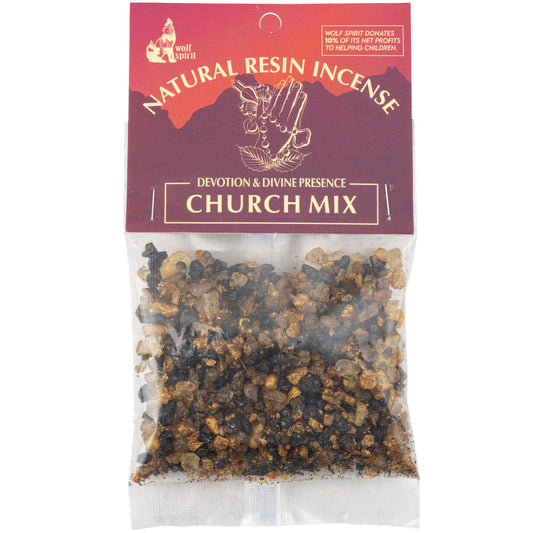 Church Mix Natural Resin Incense 30 Grams - Wolf Spirit