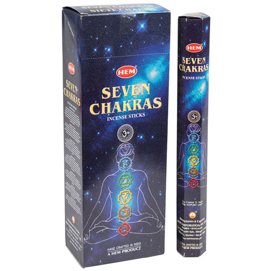 Hem Seven Chakras Incense 20 stick