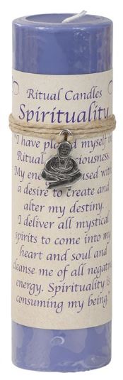 SPIRITUALITY - RITUAL PEWTER PENDANT CANDLES