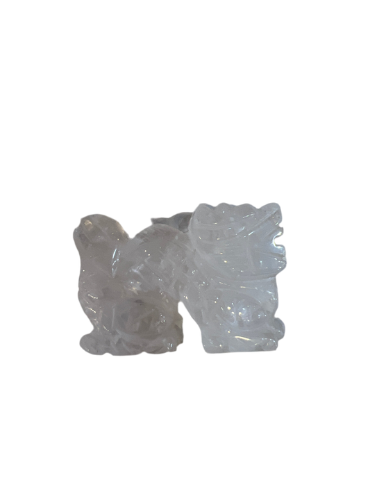 Clear Quartz Crystal 50mm Dragon