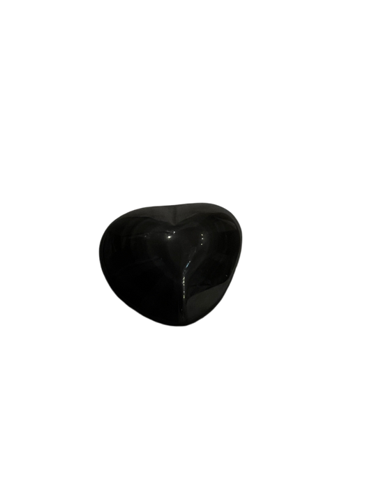 Rainbow Obsidian Crystal - Heart Shaped