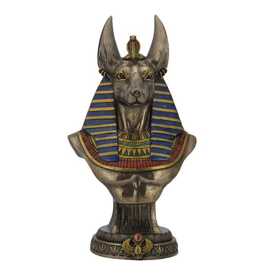 Anubis Bust On Plinth 5x9.5"