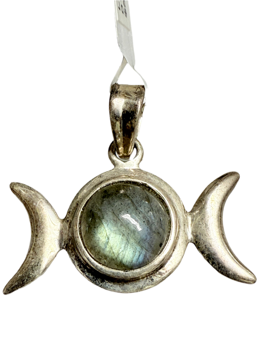 Labradorite Sterling Silver Pendant