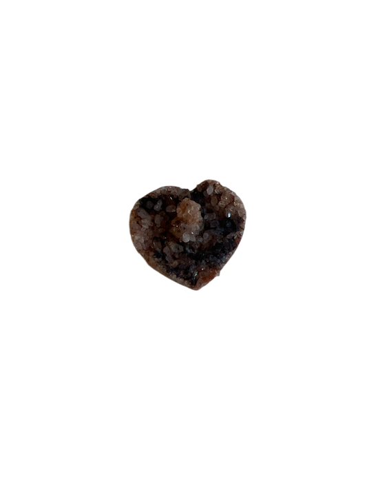 Rainbow Amethyst Heart Shaped Crystal Raw