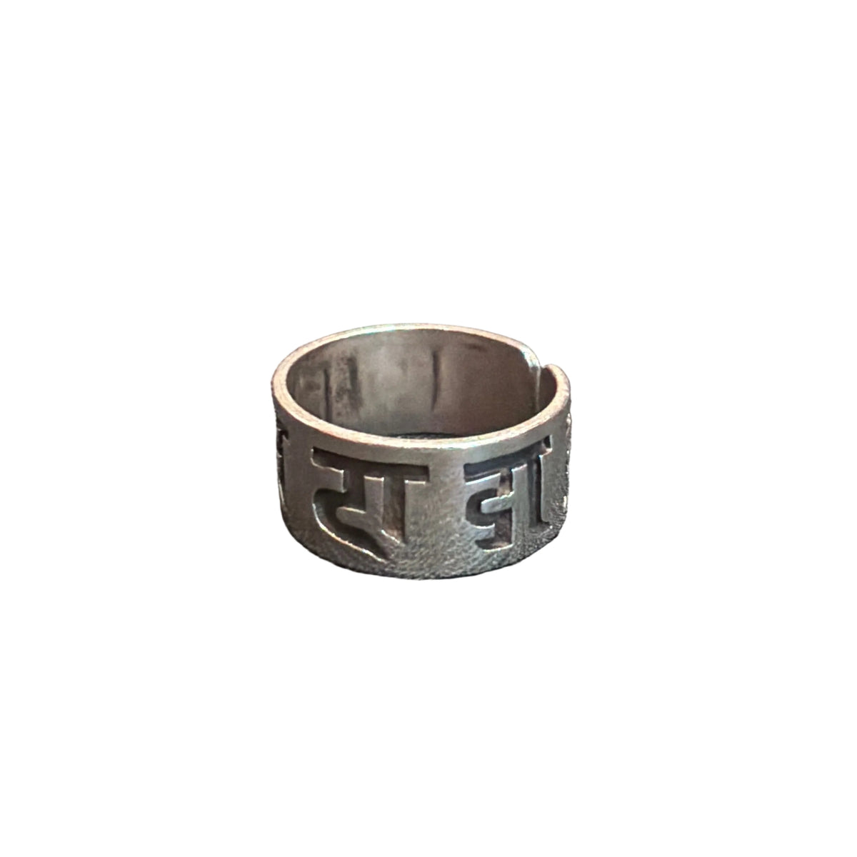 Om Mani Padme Hum .925 Silver Ring