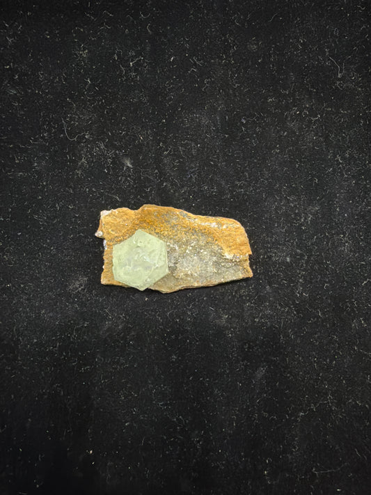 Green Fluorite In Matrix