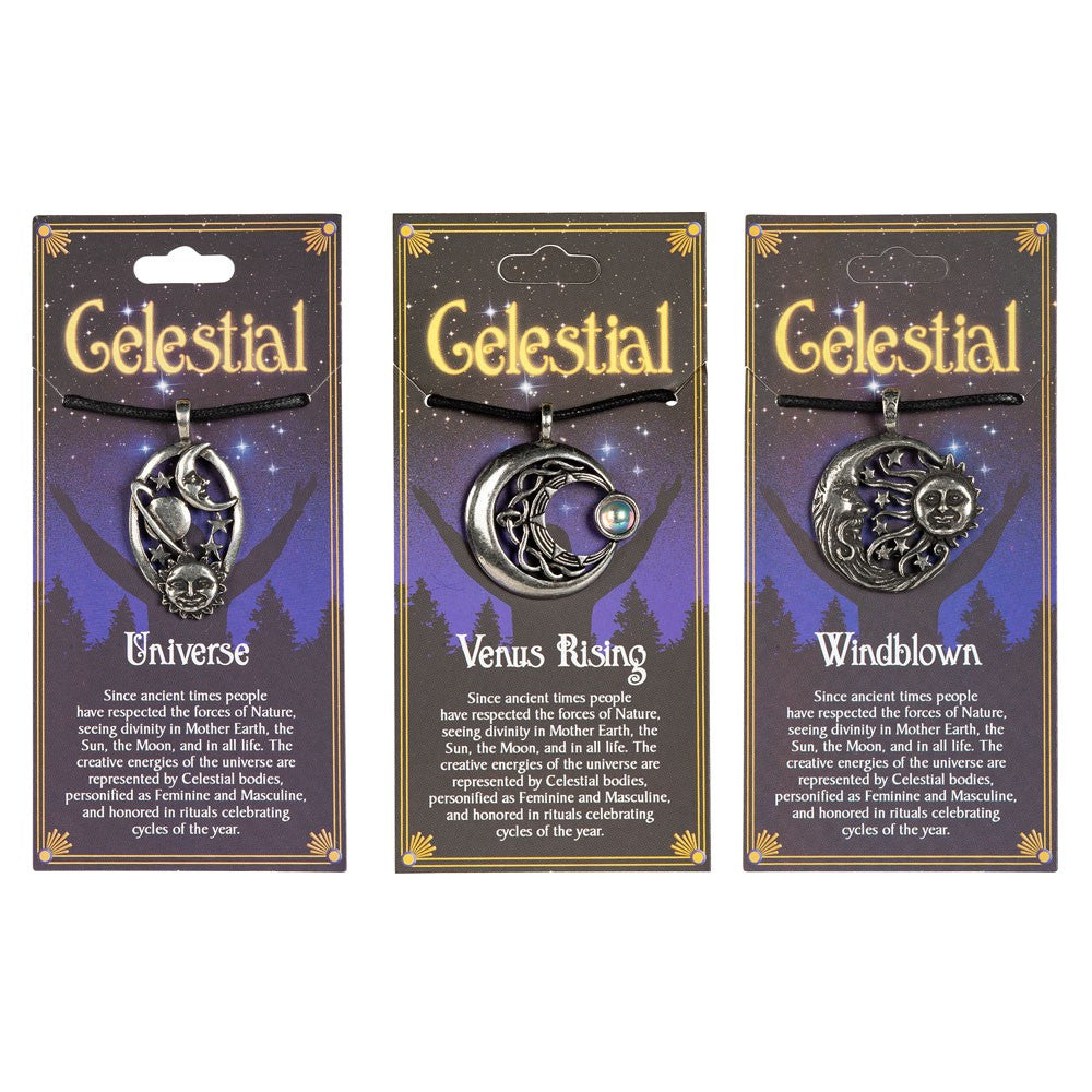Universe Celestial Carded Pendants Necklace