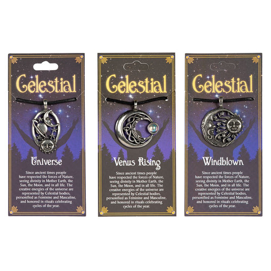 Universe Celestial Carded Pendants Necklace