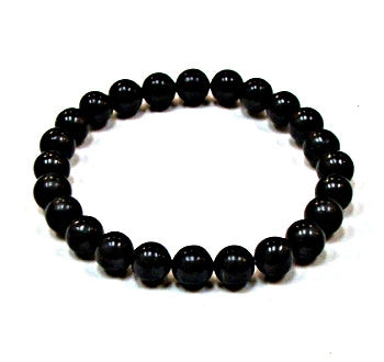 Shungite 8MM Round Beaded Crystal Bracelet