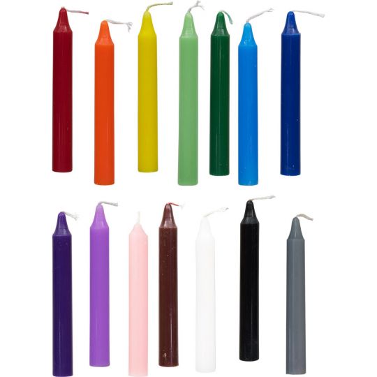Mini Ritual Candles 4" - Choose Color