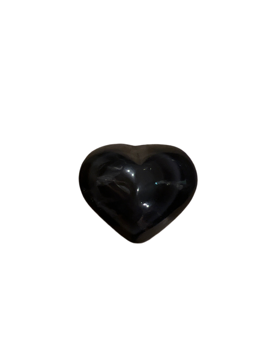 Rainbow Obsidian Crystal - Heart Shaped