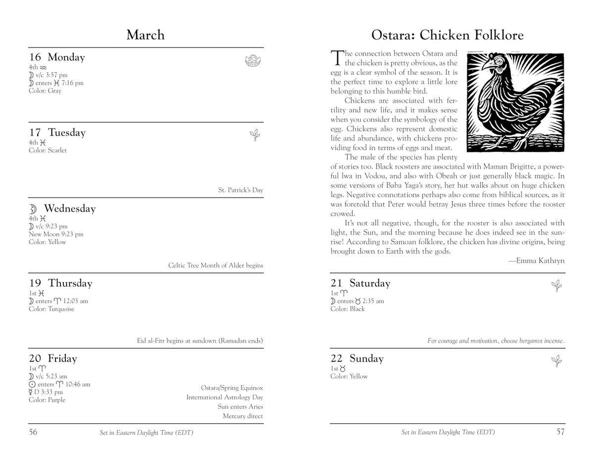 Llewellyn's 2026 Witches' Datebook
